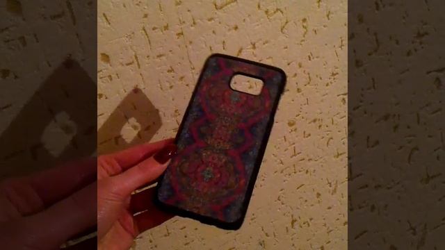 Чехол пластиковый 2D печать на Samsung s7 edge.