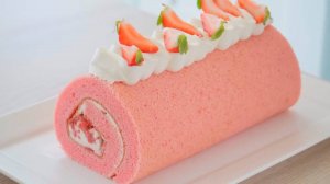 Клубничный рулет | Просто и очень вкусно!