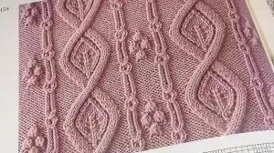 Вяжем вместе японский узор спицами 🧶