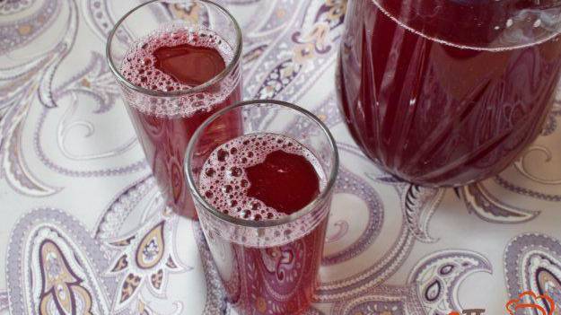 Компот из смородины, облепихи и мяты