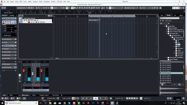 Cubase Tutorial : Deep House : Lesson 1 Getting Started смотреть онлайн