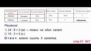 Математика 3 класс (Моро) Часть 1 Страница.61 №7 ГДЗ