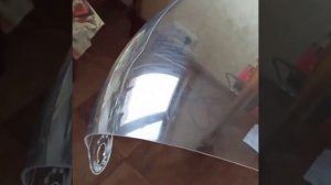 Визор от шлема, царапины.