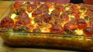 Пирог с брокколи и цветной капустой