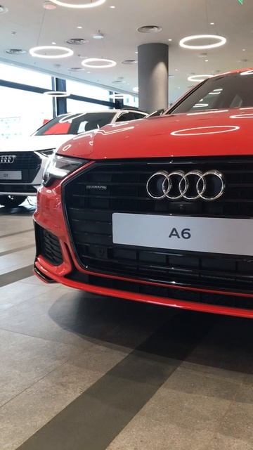 2022 new model Audi Quattro A6 red color #red смотреть онлайн