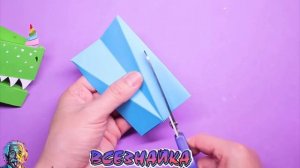 дракон на руку из бумаги