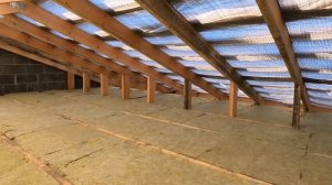 ⚠️Монтаж черепицы/Мембрана, контрбрус, обрешетка/Утепление потолка/Каркас свесов/ Часть 4 (осень 23