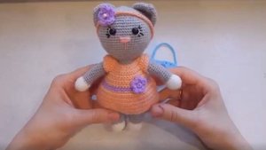 Игрушка амигуруми. Кошечка крючком (Сrochet Сat). (0)