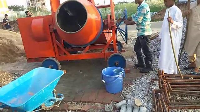 Hopper type concrete mixer machine смотреть онлайн