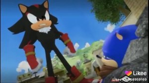 Еж Шедоу против Соник Эмми Стикс