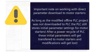 ET 200SP Motorstarter: Parameter Download in STEP7 V17 (TIA Portal)