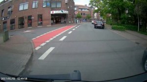 Футаж   Город  ,вид из заднего окна машины.