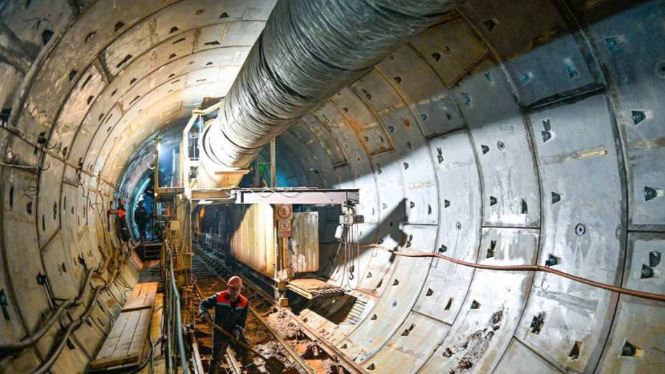 Собянин: началась проходка нового тоннеля Рублево-Архангельской линии