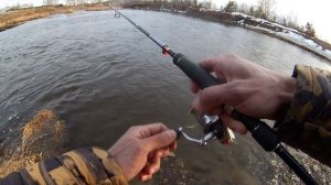 Рыбалка на весенней Исети в Двуреченске. Ловим крупных окуней на спиннинг у впадения реки Сысерть