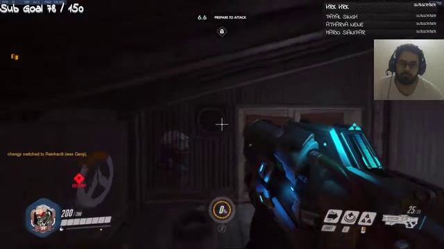 Overwatch | Live | Indian Streamer | Giveaway at 150 Subs