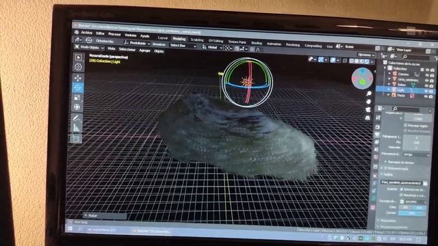 modelo 3d cerro cima sombrero en software 3d смотреть онлайн