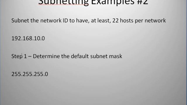 Subnetting Part 2 - Subnetting for Hosts смотреть онлайн