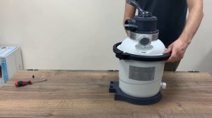 Сборка песочного фильтр-насос Intex Krystal Clear 26644, 4500 л/ч