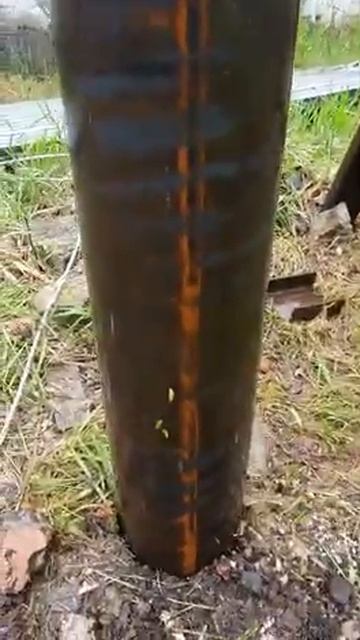 видео погружения трубы 219мм на глубину 9м на вибропогружателе ВИБРОМАШ ВП-280-25-480p смотреть онлайн