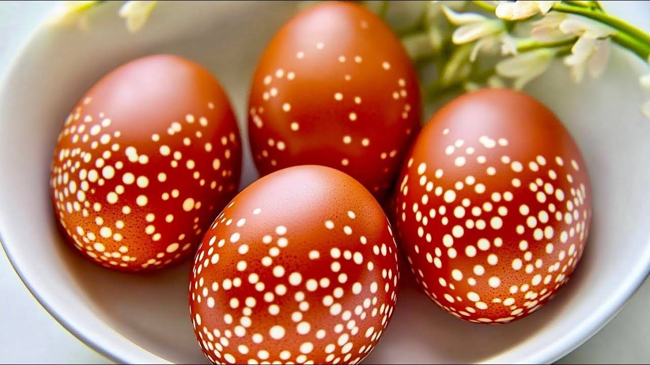 Как оригинально покрасить яйца на ПАСХУ ВСЕГО ЗА 3 МИНУТЫ!