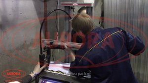 Установка для маркировки оконных рам