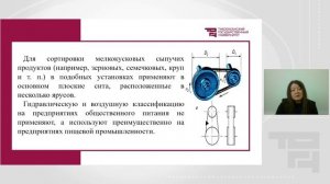Сортировочно-калибровочное оборудование | Лектор - Любимова Ольга Ивановна