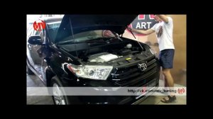 Тюнинг Toyota Highlander (XU40). Установка упора капота.