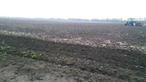 Трактора работают в поле