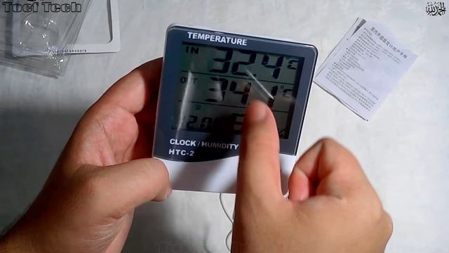 Thermometer And Hygrometer HTC-2  || Temperature And Humidity Meter