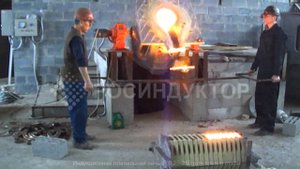 Плавильная индукционная печь ёмкостью 250 кг для плавки лома - Часть 6