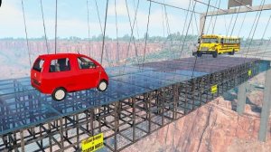 МАШИНЫ vs СТЕКЛЯННЫЙ МОСТ! 😱 КТО ВЫЖИВЕТ? 💥 BeamNG.Drive – ЖЕСТЬ и КРАХ