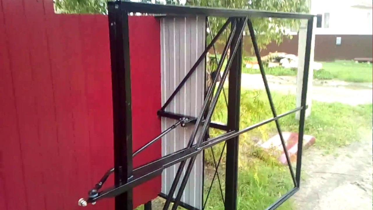 Складные распашные ворота каркас