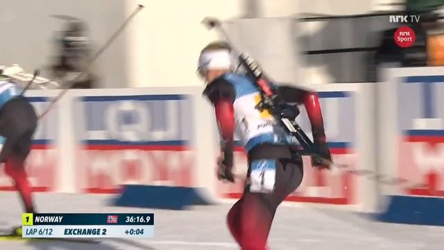 Biathlon World Championship 2021, relay, men (Norwegian commentary) смотреть онлайн