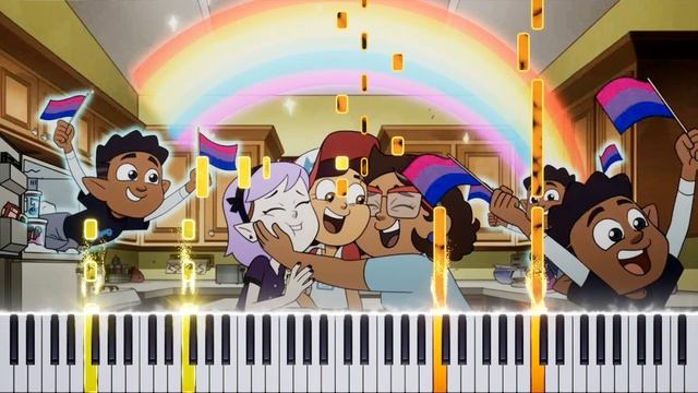 Owl House's "Thanks to Them" Theme Song - Piano Cover смотреть онлайн