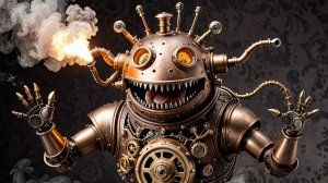 The Lone Wanderer. Clockpunk / Steampunk.  Ai Video.