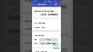 Как изменить формат видео на android