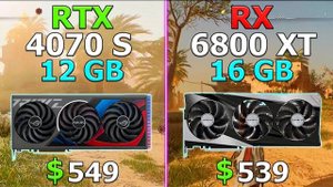 RTX 4070 Super vs RX 6800 XT - 1440p Benchmark
