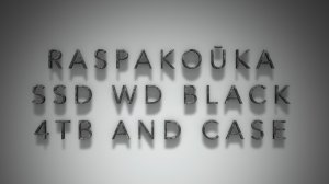 Распаковка WD SSD BLACK 4 TB and CASE UGREEN