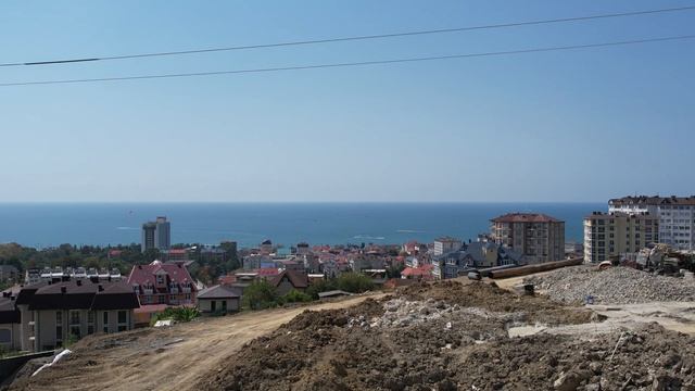 Дом №6  1 этаж , вид на море из окон ЖК Оливия