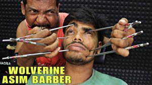 Wolverine Therapy by Asim Barber ｜ Head Massage & Neck Cracking ｜ Spine Cracking ｜ Body Massage ASMR