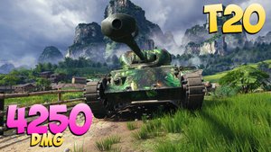 T20 - 5 Фрагов 4.2K Урона - Для любви! - Мир Танков