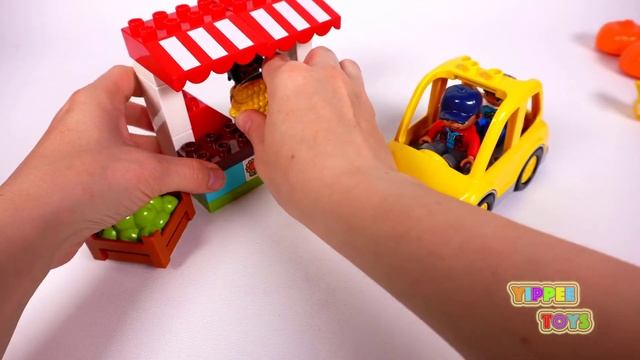 Cooking Breakfast with Mini Kitchen Playset for Kids. Learn Colors with Lego. Learn Colors #47