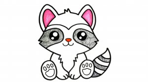 КАК НАРИСОВАТЬ МИЛОГО ЕНОТА