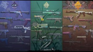 Крафт синих скинов КС ГО 2