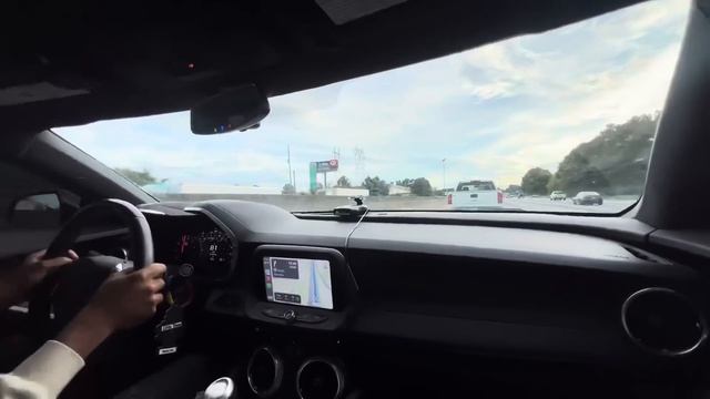 POV DRIVE IN TRAFFIC IN MY NEW SS CAMARO 😈 смотреть онлайн