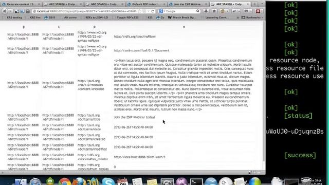 ESIP Drupal June 2013 Webex Call with Stéphane Corlosquet