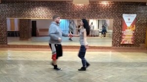 Salsa LA (salsa on 1) beginners partnerwork combination