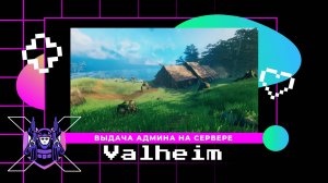 Как выдать админку на сервере Valheim