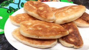 Пирожки с капустой жареные на сковороде