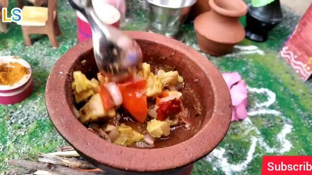 Miniature MUTTON VARATU KARI (SUKKA) - EPISODE - 6 👩🏻🍳😋🍛🍚🐏🐏😋🏃🏻♀️❤️💛|Lilliputian samayal